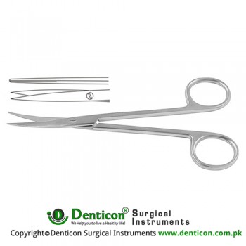 Metzenbaum Dissecting Scissor Straight - Sharp/Sharp Stainless Steel, 14.5 cm - 5 3/4"